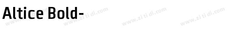 Altice Bold字体转换